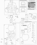 Engine Sump Cylinder Gasket Set - Engine Piston Rings Connecting Rod Diagram and Parts List for 303777-1114-E1  Briggs and Stratton Engine